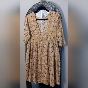 ✨️NATURAL LIFE BOHO TUNIC TOP DRESS W/ Pockets! SZ. L-XL-Flowy!